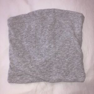 Brandy Melville Gray Tube Top